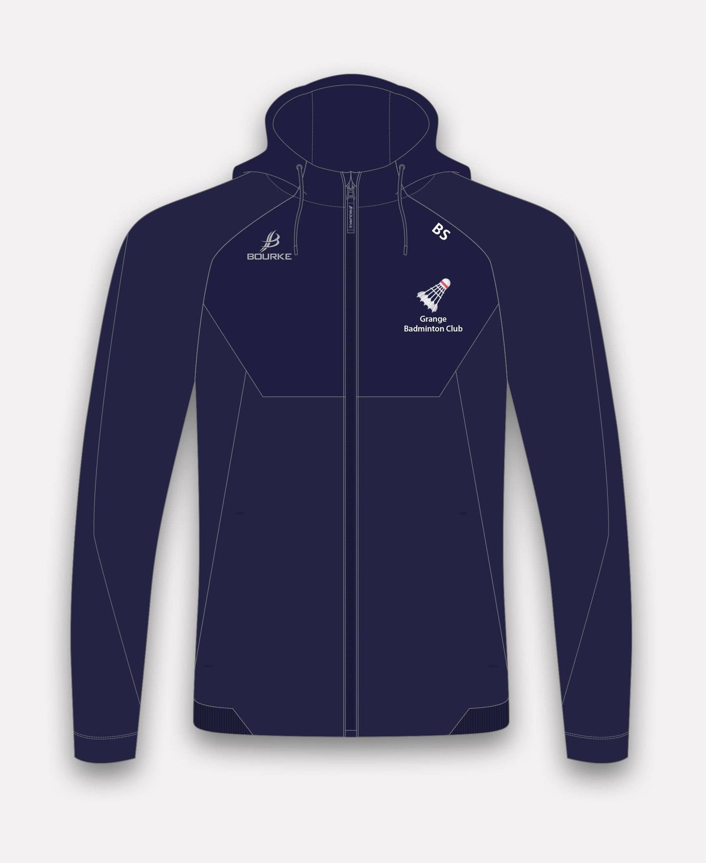 Grange Badminton BARR Hoody (Navy)