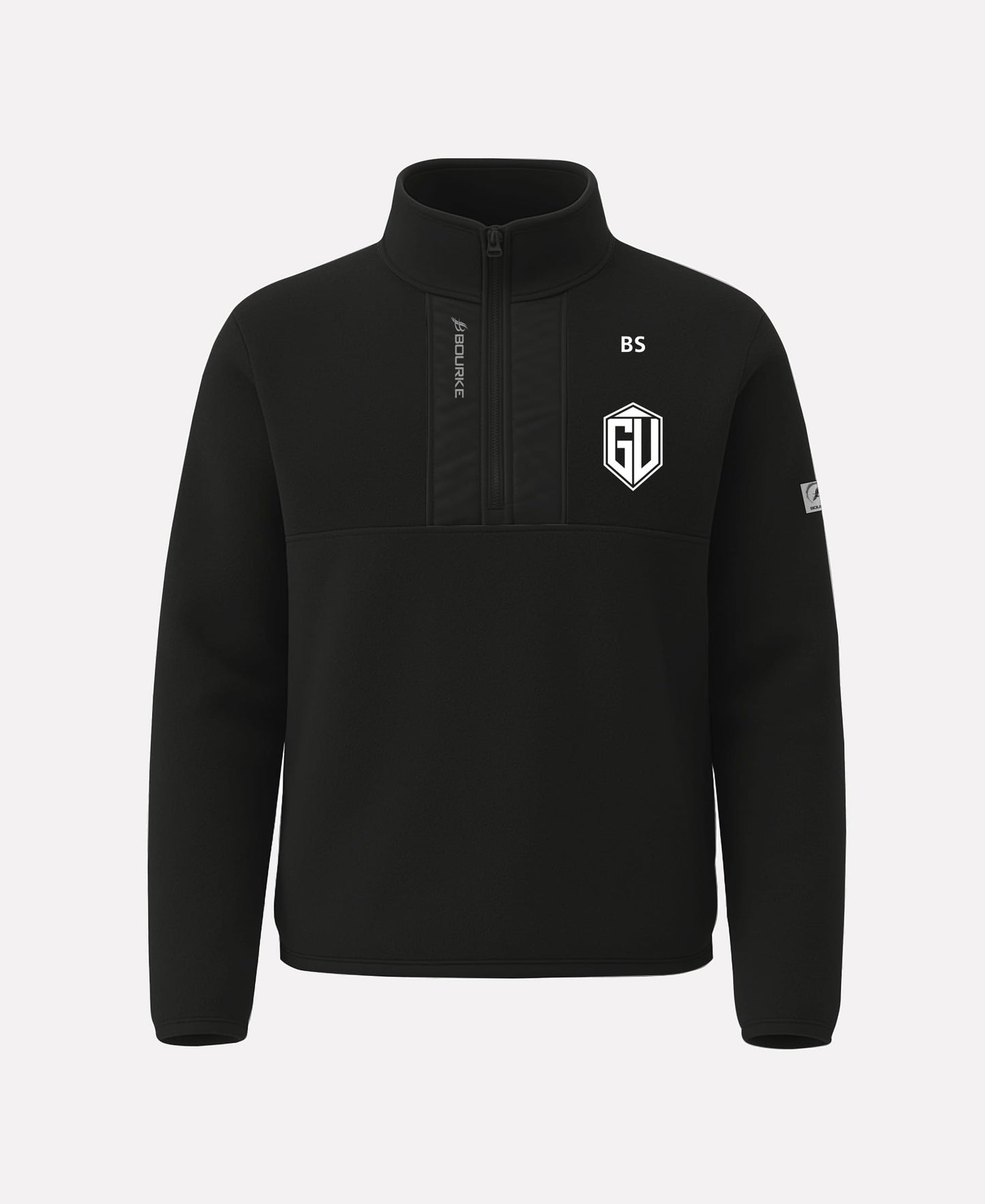Grange United FC TEASRA Half Zip Fleece (Black)