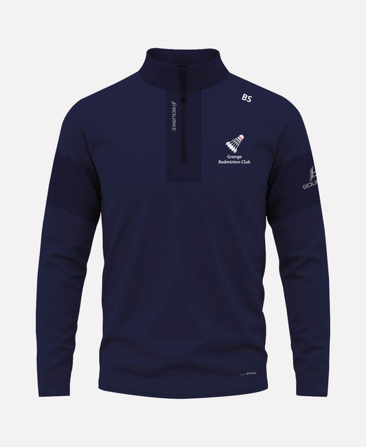 Grange Badminton TEASRA Half Zip (Navy)