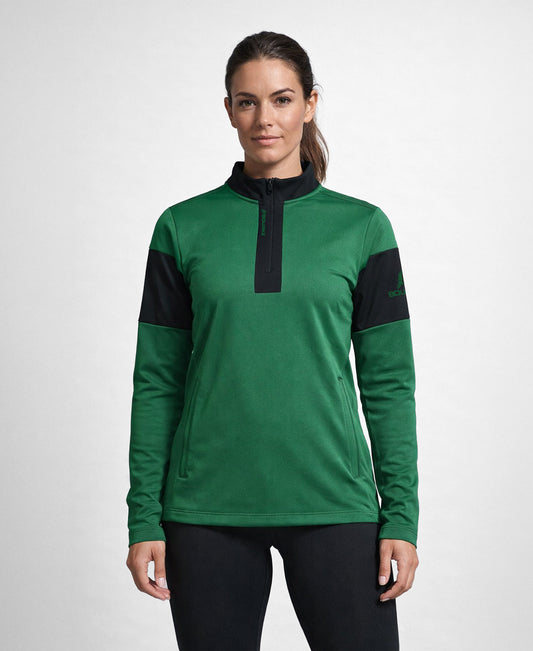 TEASRA Adult Half Zip (Black/Green)