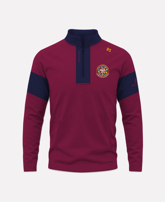 Holy Evangelists PS Belfast TEASRA Half Zip (Navy/Maroon)