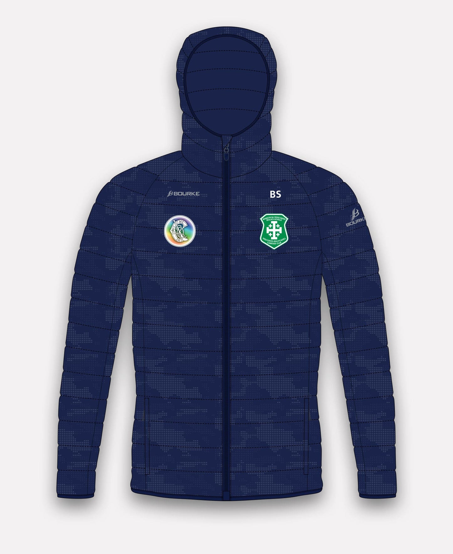 Holycross Ballycahill Camogie Reflective Camo Jacket (Navy)