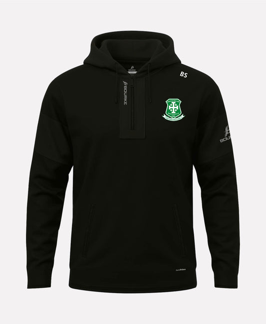 Holycross Ballycahill GAA TEASRA Half Zip Hoodie (Black)