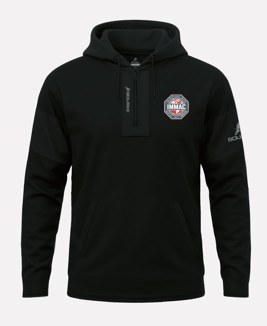 IMMAC TEASRA Half Zip Hoodie (Black)