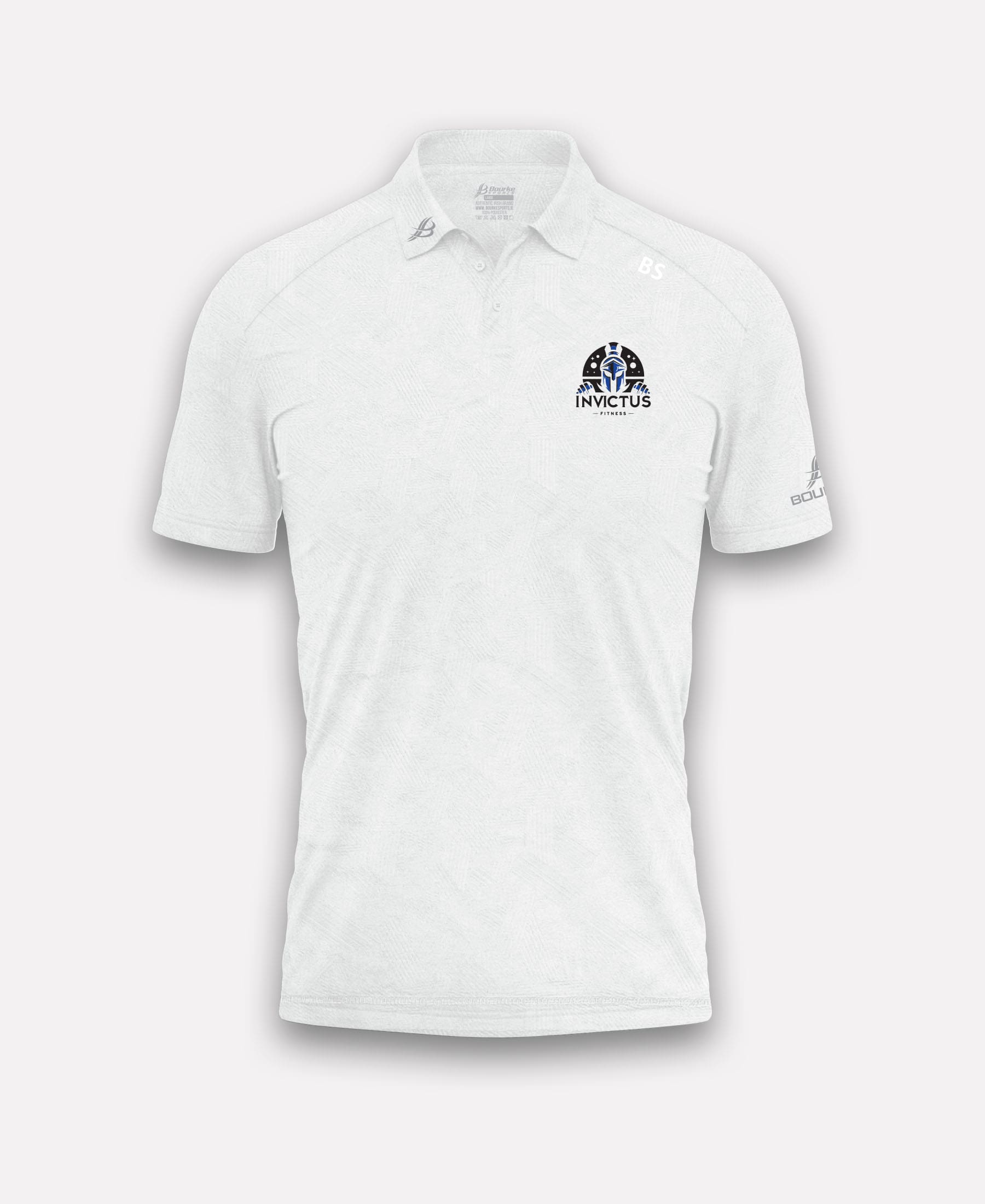 Invictus Gym BARR Polo Shirt (White)