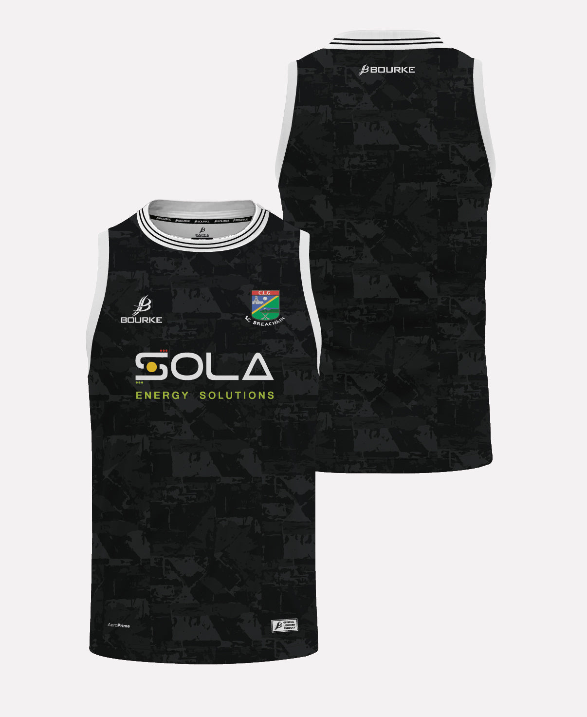 JK Brackens GAA Singlet (Black/White)