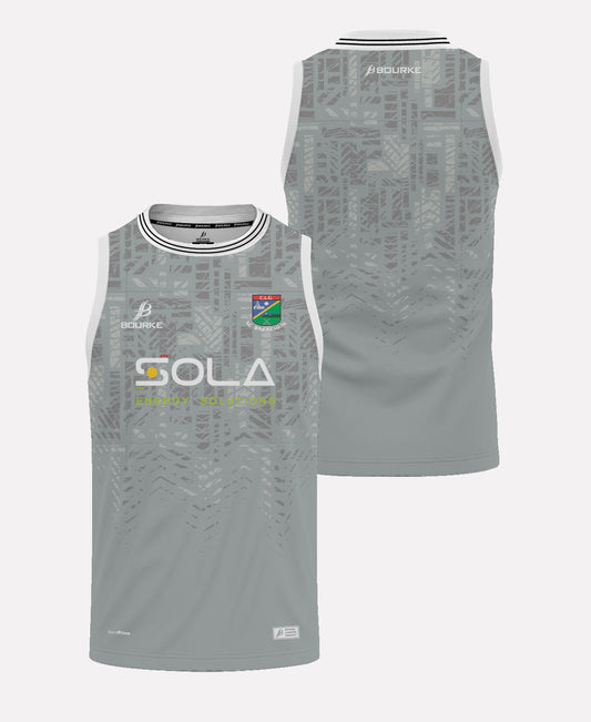 JK Brackens GAA Singlet (Grey/Black/White)