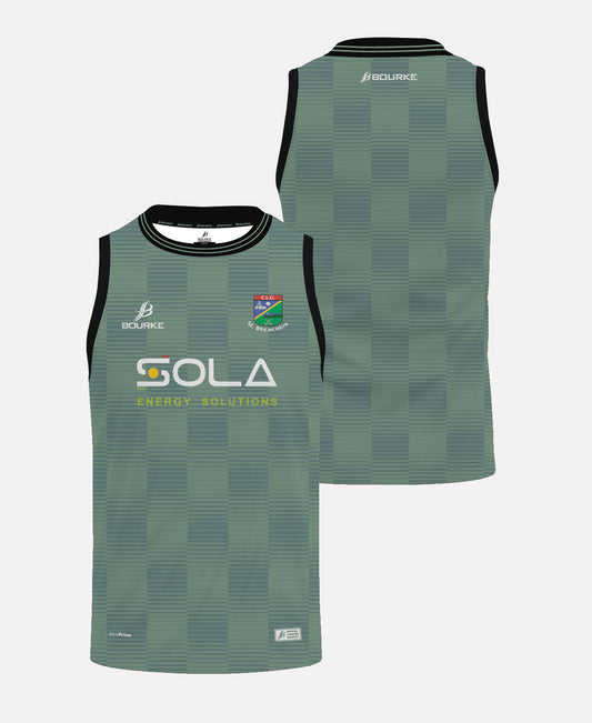 JK Brackens GAA Singlet (Sage/Black/White)