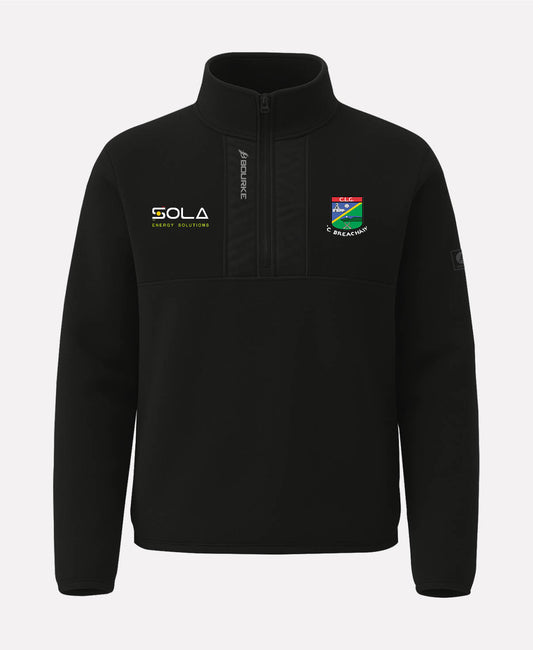 JK Brackens GAA TEASRA Half Zip Fleece (Black)