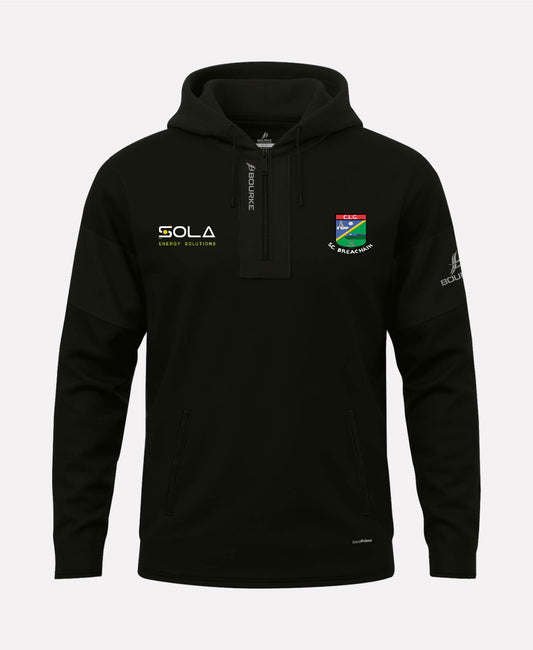 JK Brackens GAA TEASRA Half Zip Hoodie (Black)