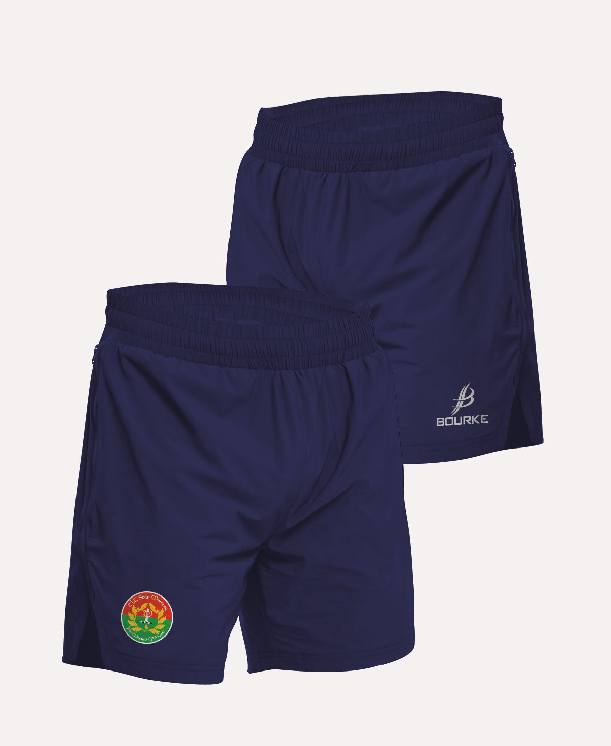 John Mitchels GAA BARR Gym Shorts (Navy)