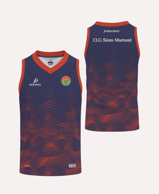 John Mitchels GAA Singlet (Navy/Red)