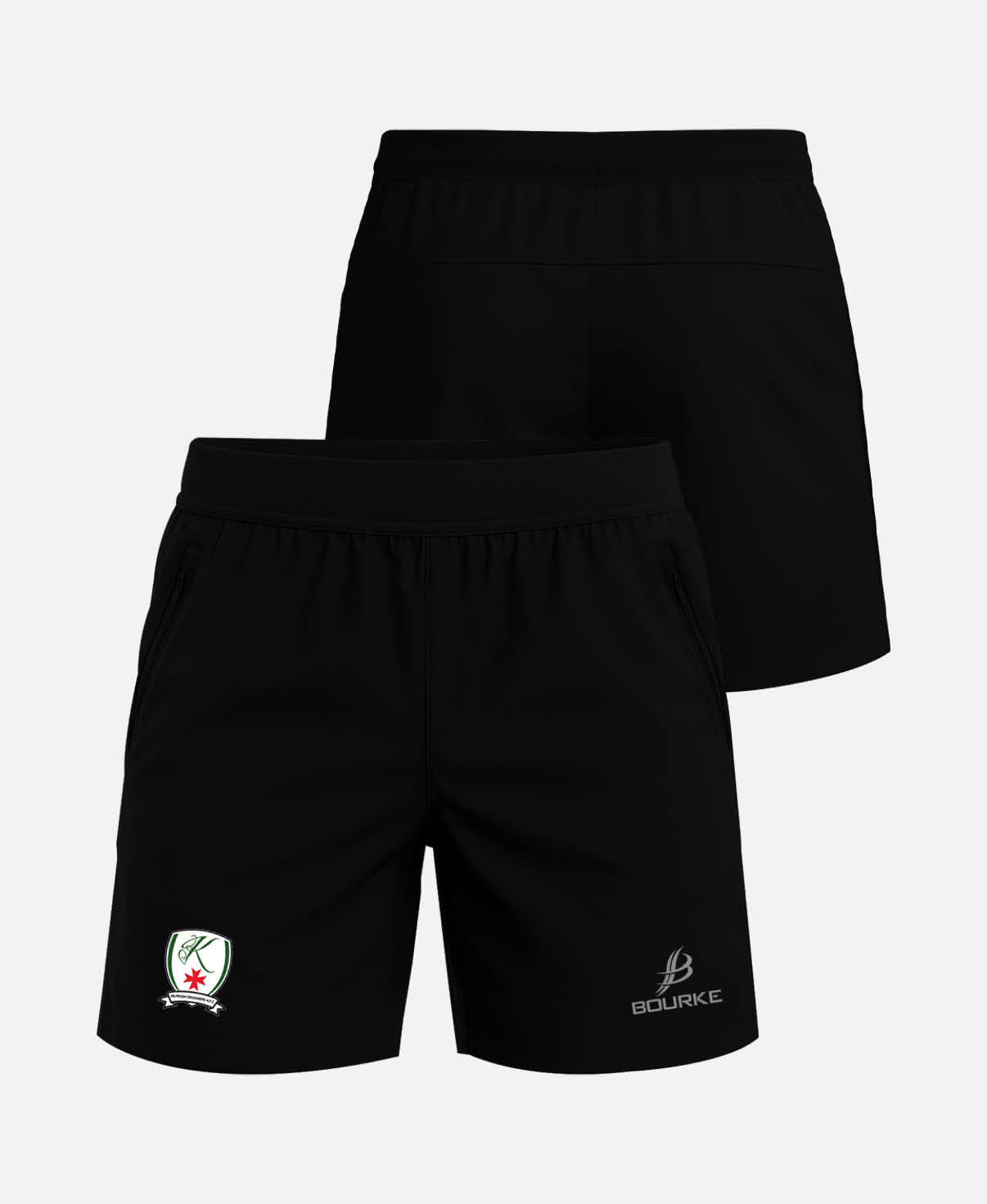 Kilfrush Crusaders FC FORTIS Gym Shorts (Black)