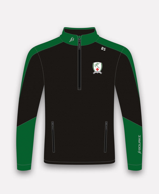 Kilfrush Crusaders FC Croga Half Zip (Green/Black)