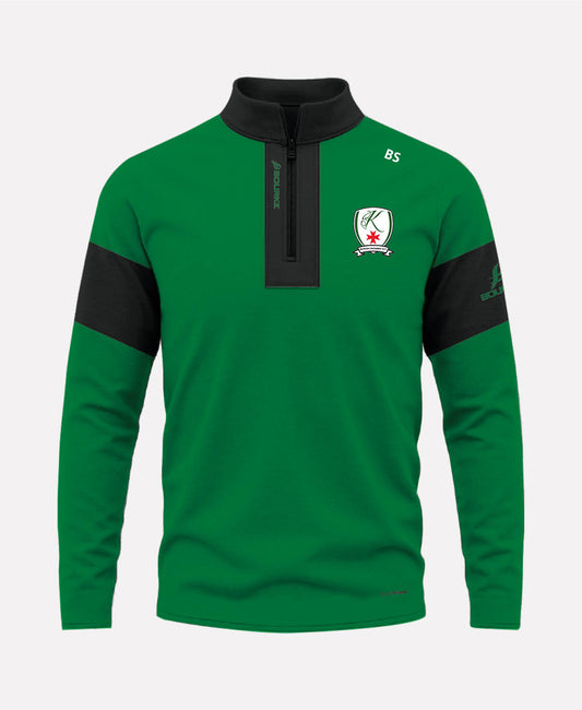 Kilfrush Crusaders FC TEASRA Half Zip (Black/Green)
