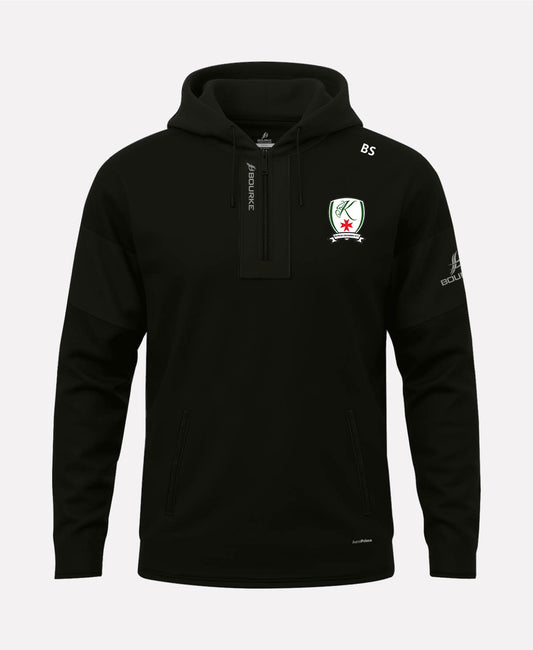 Kilfrush Crusaders FC TEASRA Half Zip Hoodie (Black)