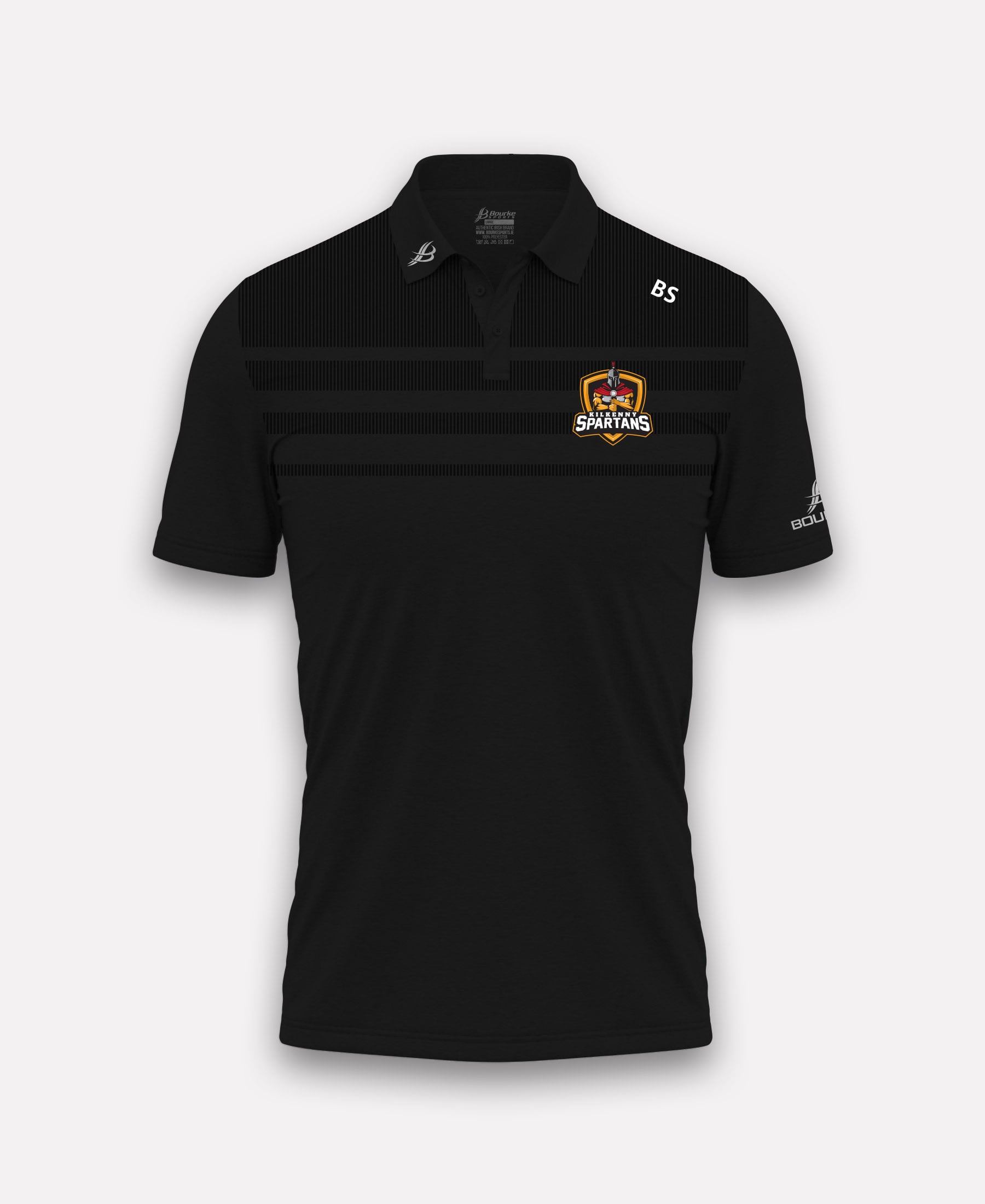Kilkenny Spartans Volleyball TACA Polo Shirt (Black)
