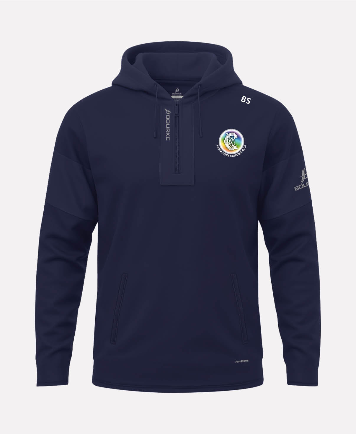 Kilmallock Camogie TEASRA Half Zip Hoodie (Navy)