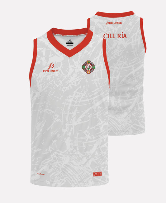 Kilrea Camogie Training Singlet 26/27 (White/Red)