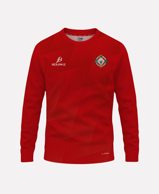 Kilrea Camogie Warm Up Crew Neck 2025/26 (Red)