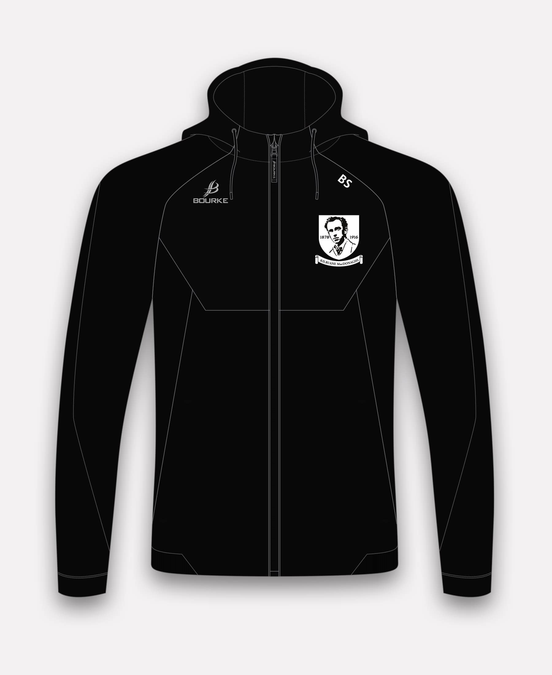 Kilruane MacDonaghs GAA  BARR Hoody (Black)