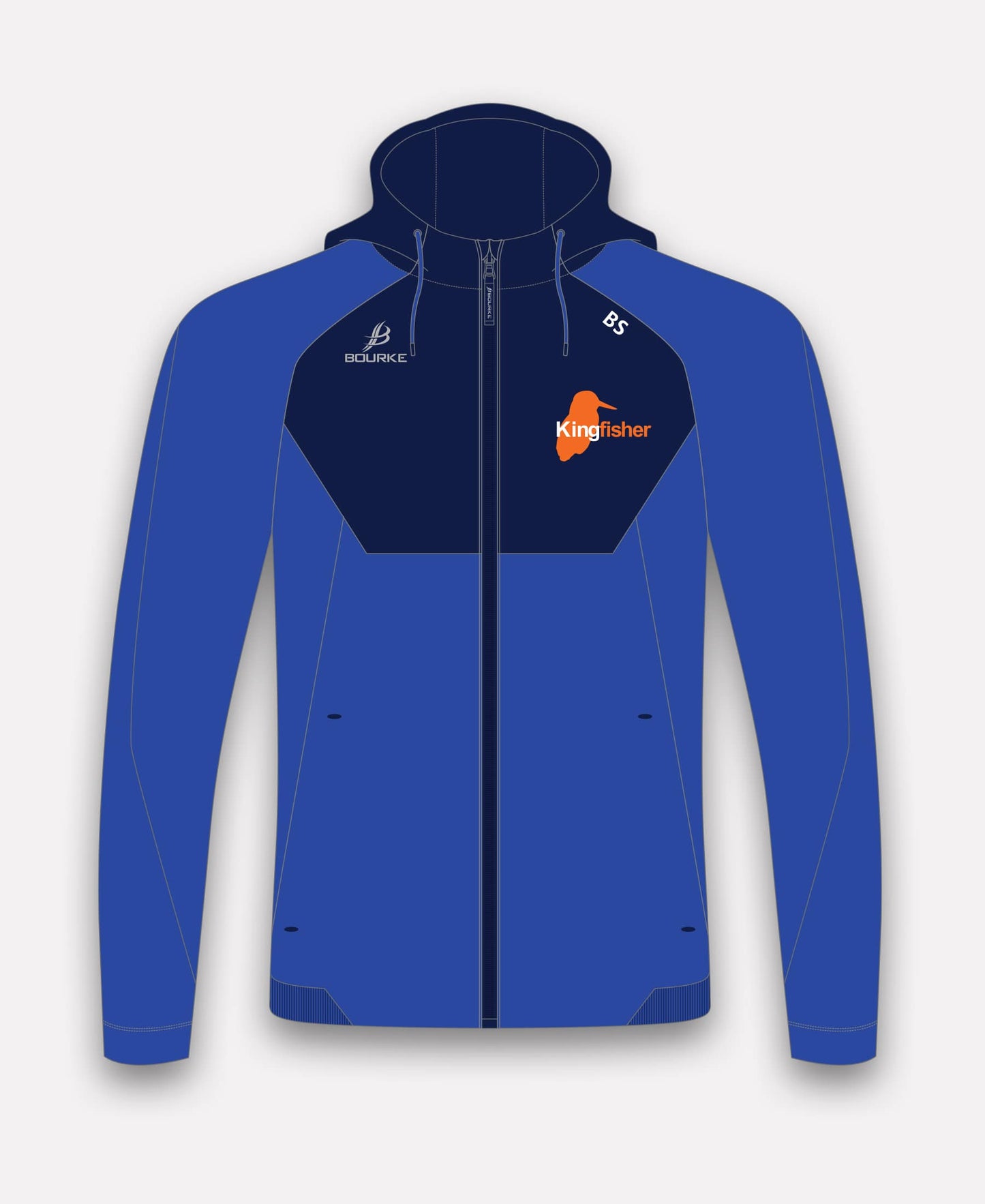 Kingfisher Swimming Club BARR Hoody (Blue/Navy)