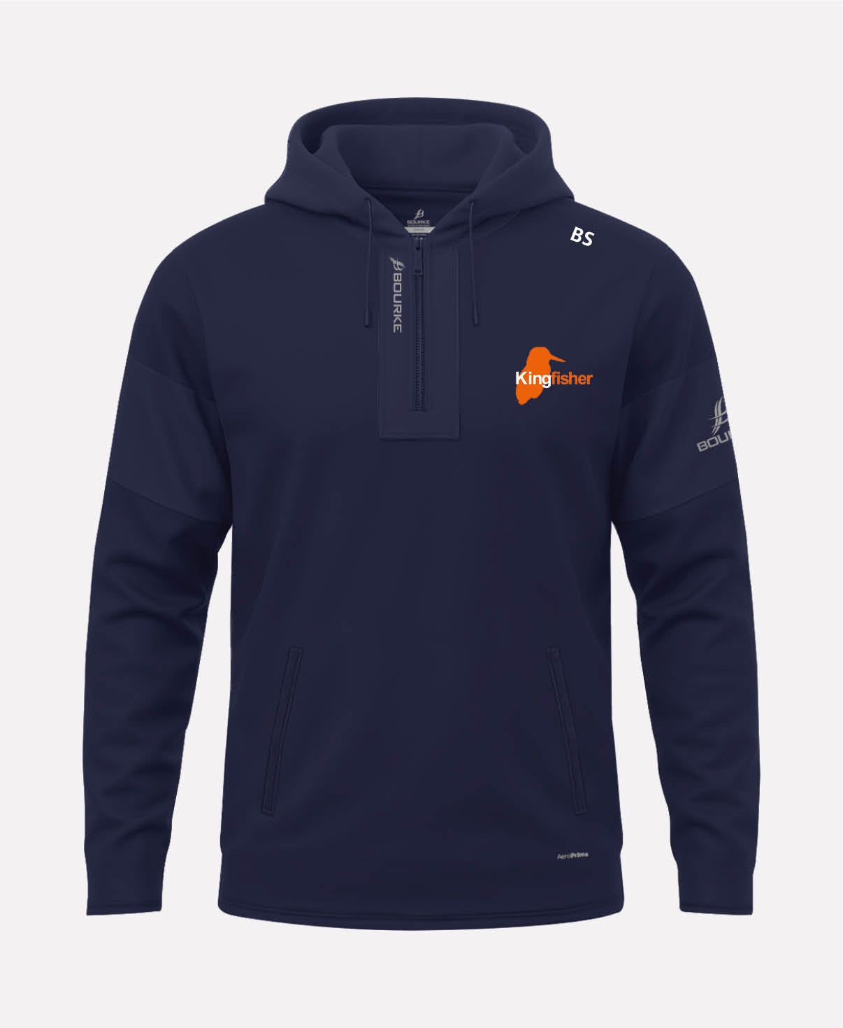 Kingfisher Swimming Club TEASRA Half Zip Hoodie (Navy)
