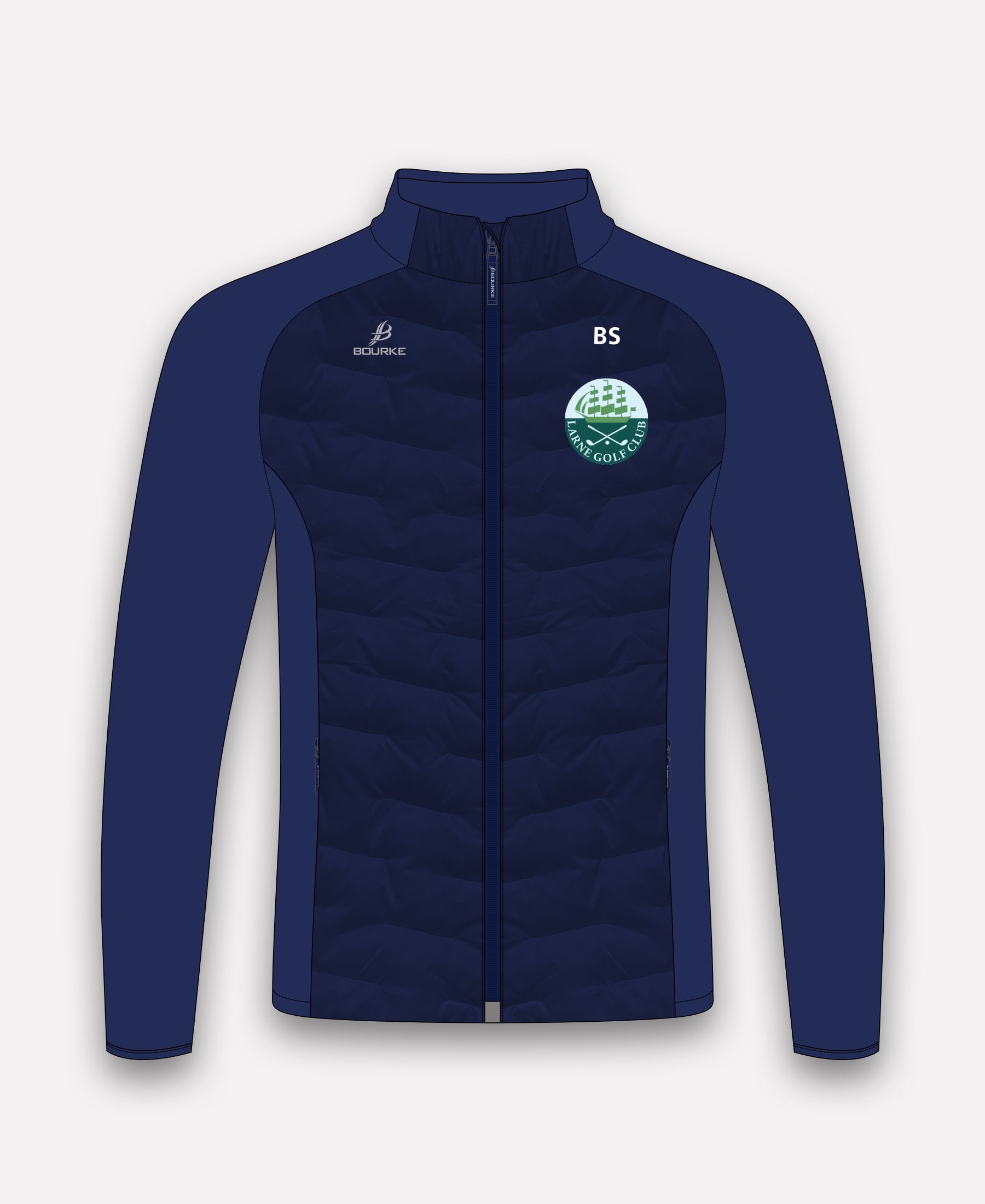 Larne Golf Club Croga  Hybrid Jacket (Navy)