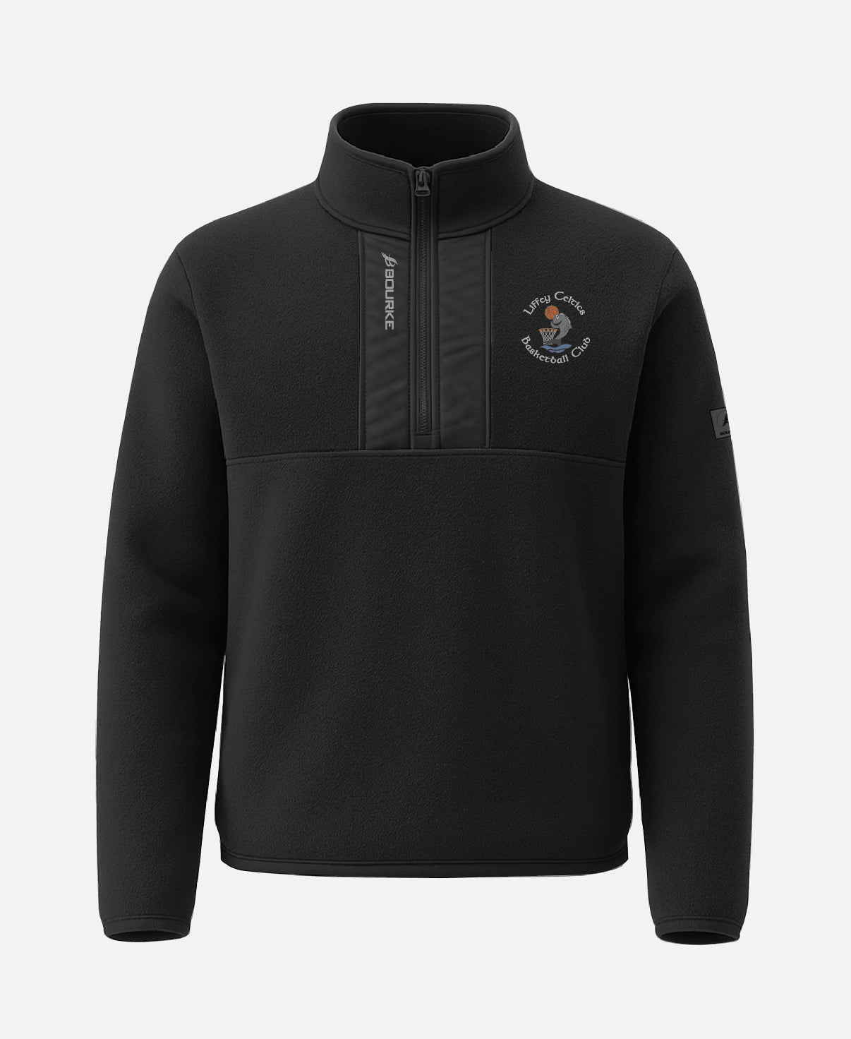 Liffey Celtics TEASRA Half Zip Fleece (Black)