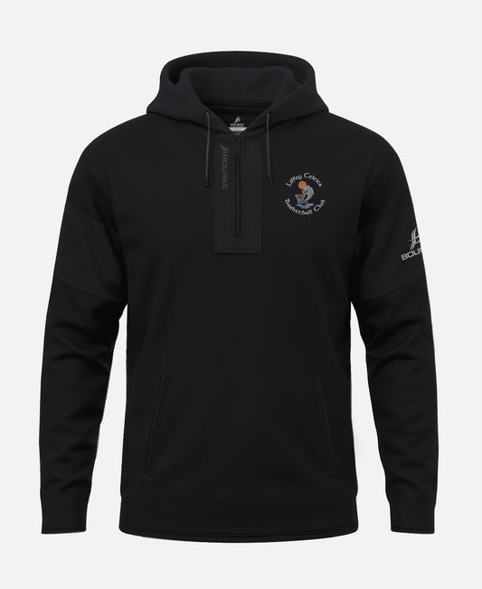 Liffey Celtics TEASRA Half Zip Hoodie (Black)
