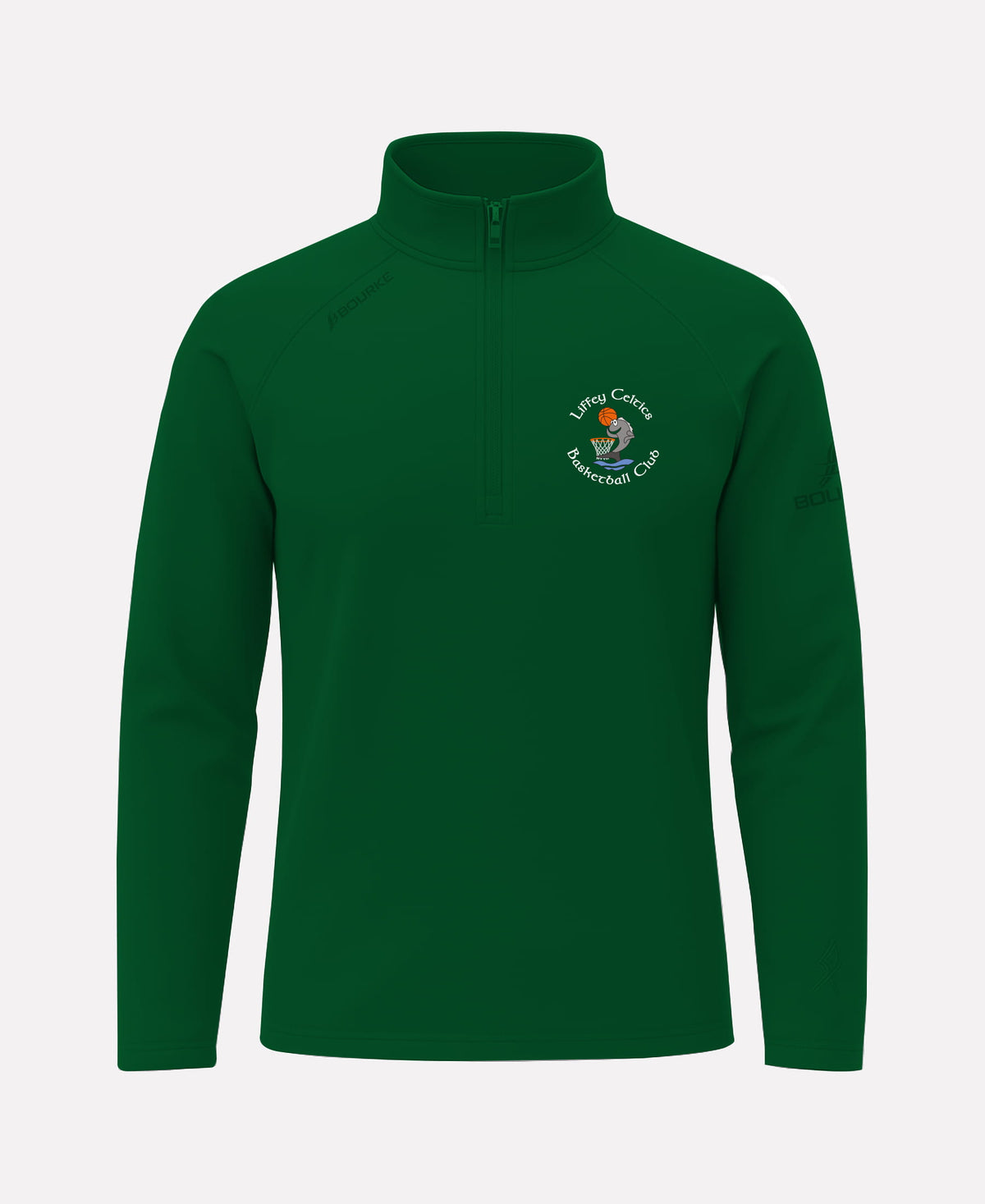 Liffey Celtics CORE Half Zip (Green)