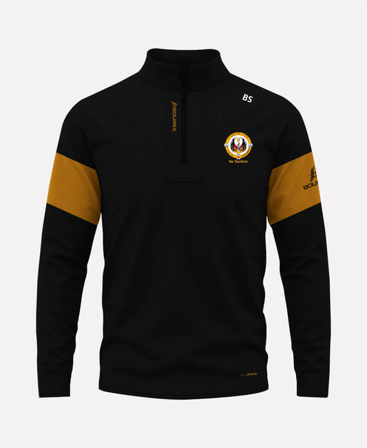 Lisburn Social Hurling TEASRA Half Zip (Black/Amber)