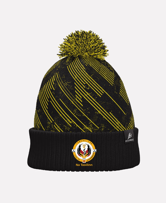 Lisburn Social Hurling BARR Bobble Hat (Black/Amber)