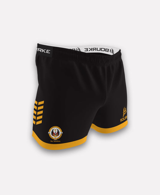 Lisburn Social Hurling Flex Shorts (Black/Amber)