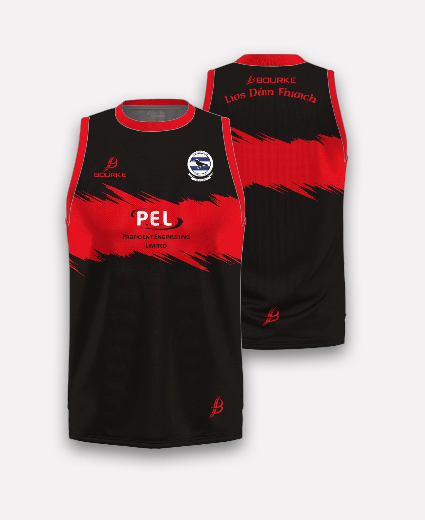 Lisdowney Training Singlet 2024 (Black/Red)