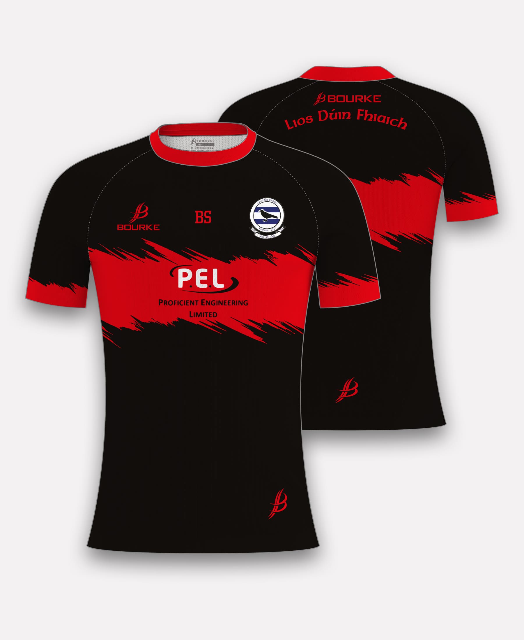 Lisdowney Training Jersey 2024 (Black/Red)