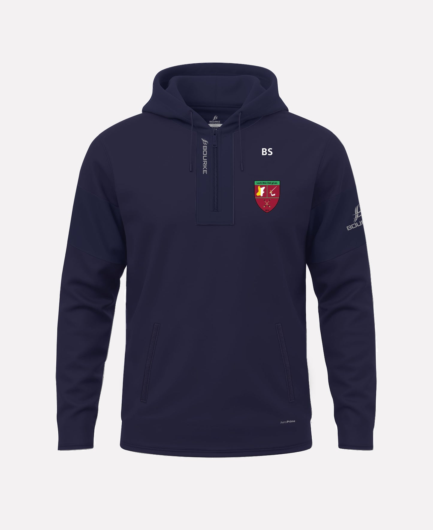 Loch Mor Dal gCais TEASRA Half Zip Hoodie (Navy)
