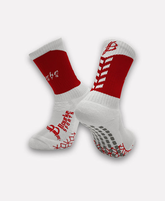 O' Donovan Rossa Magherafelt Camogie Miniz Chevron Socks (Red/White)