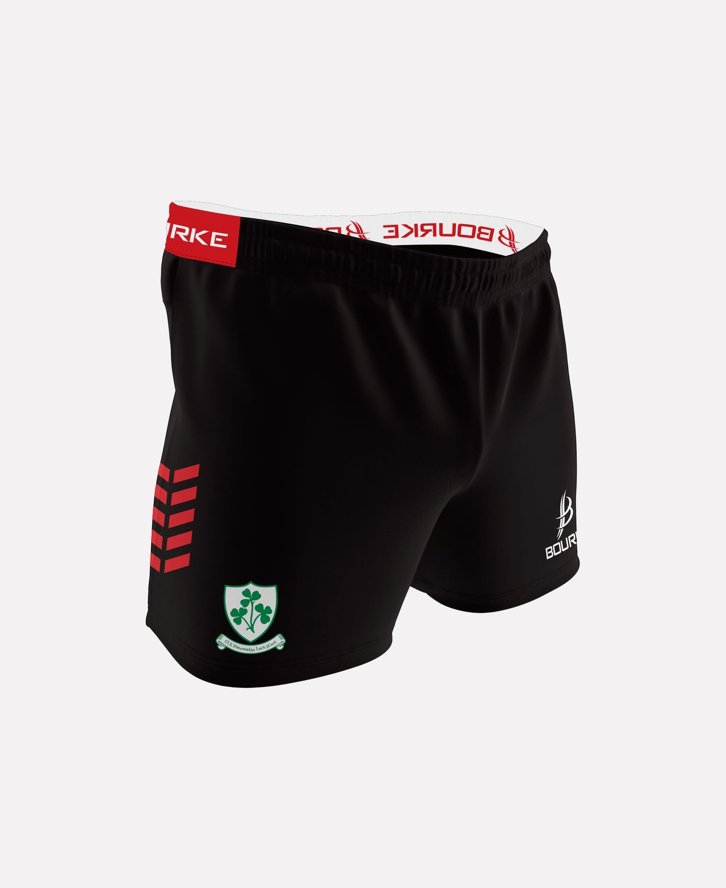 Loughgiel Shamrocks Flex Shorts (Black/Red)