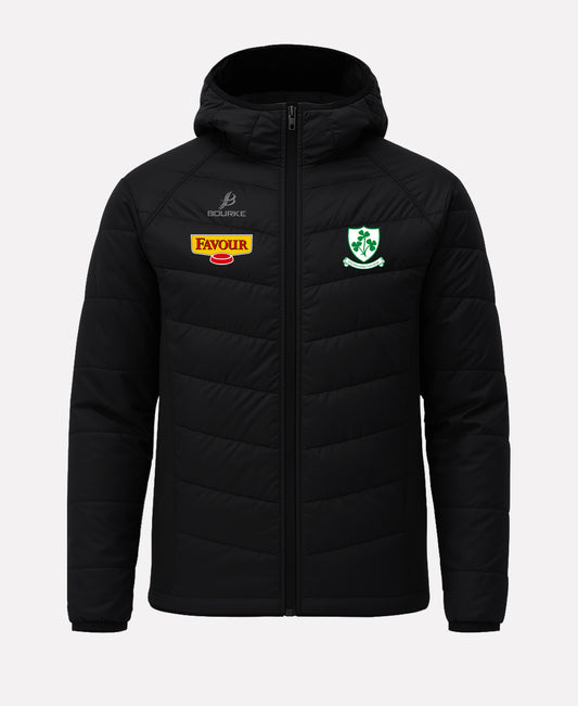 Loughgiel Shamrocks FORTIS Hooded Jacket (Black)
