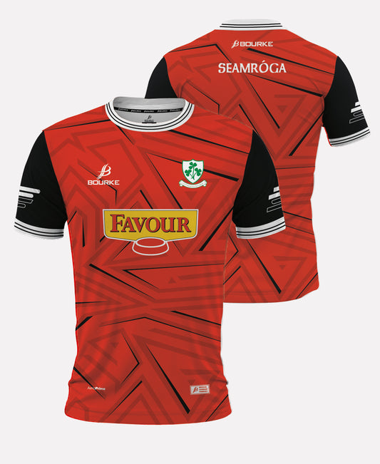 Loughgiel Shamrocks Training Jersey 26/27 (Red/Black)
