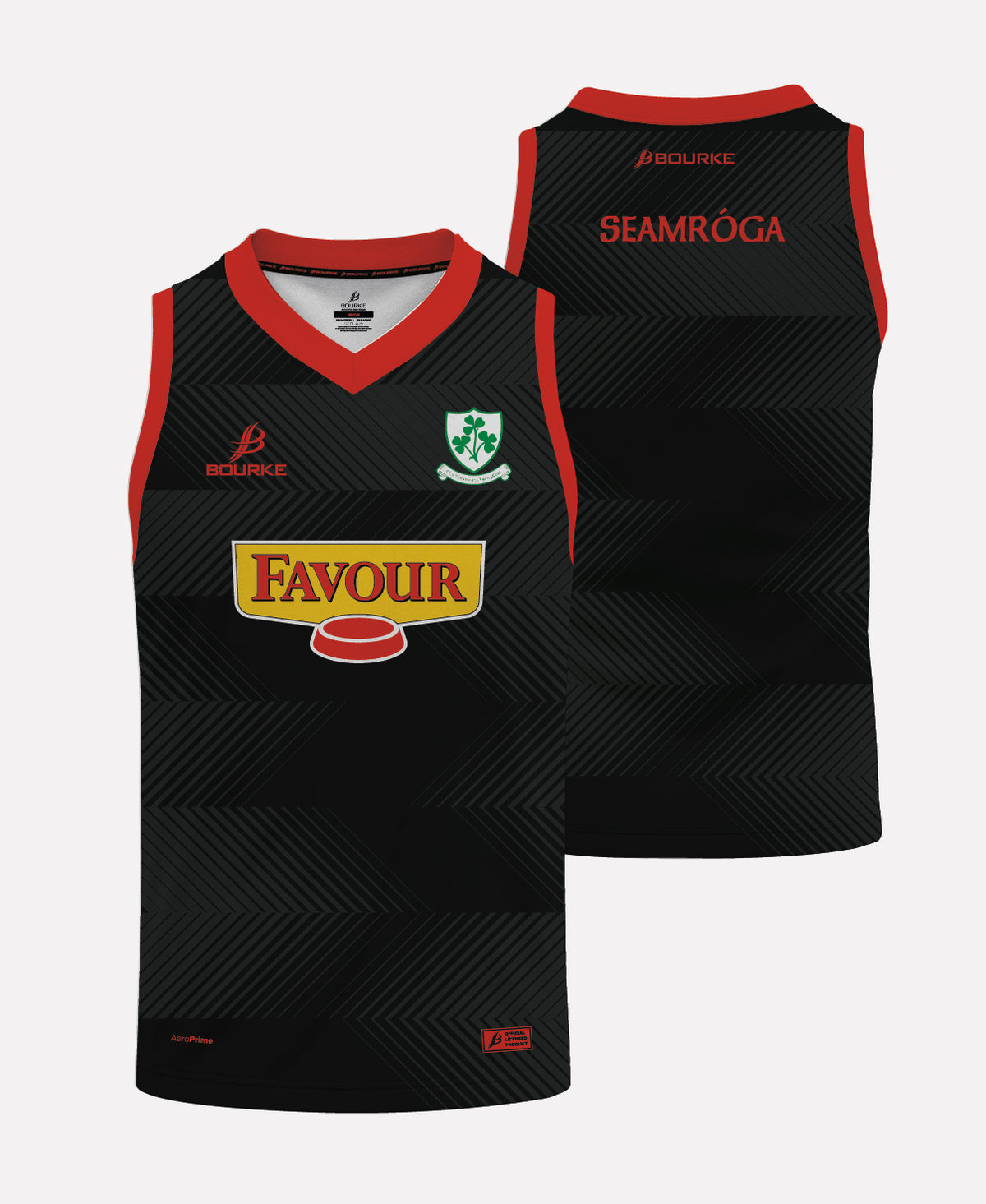 Loughgiel Shamrocks Training Singlet 26/27 (Black)