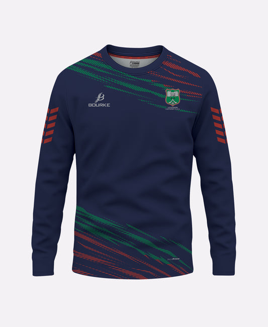 Loughmore Castleiney GAA Warm Up Top (Navy/Green/Red)