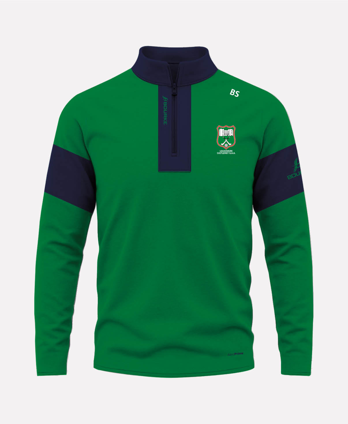 Loughmore Castleiney GAA TEASRA Half Zip (Navy/Green)