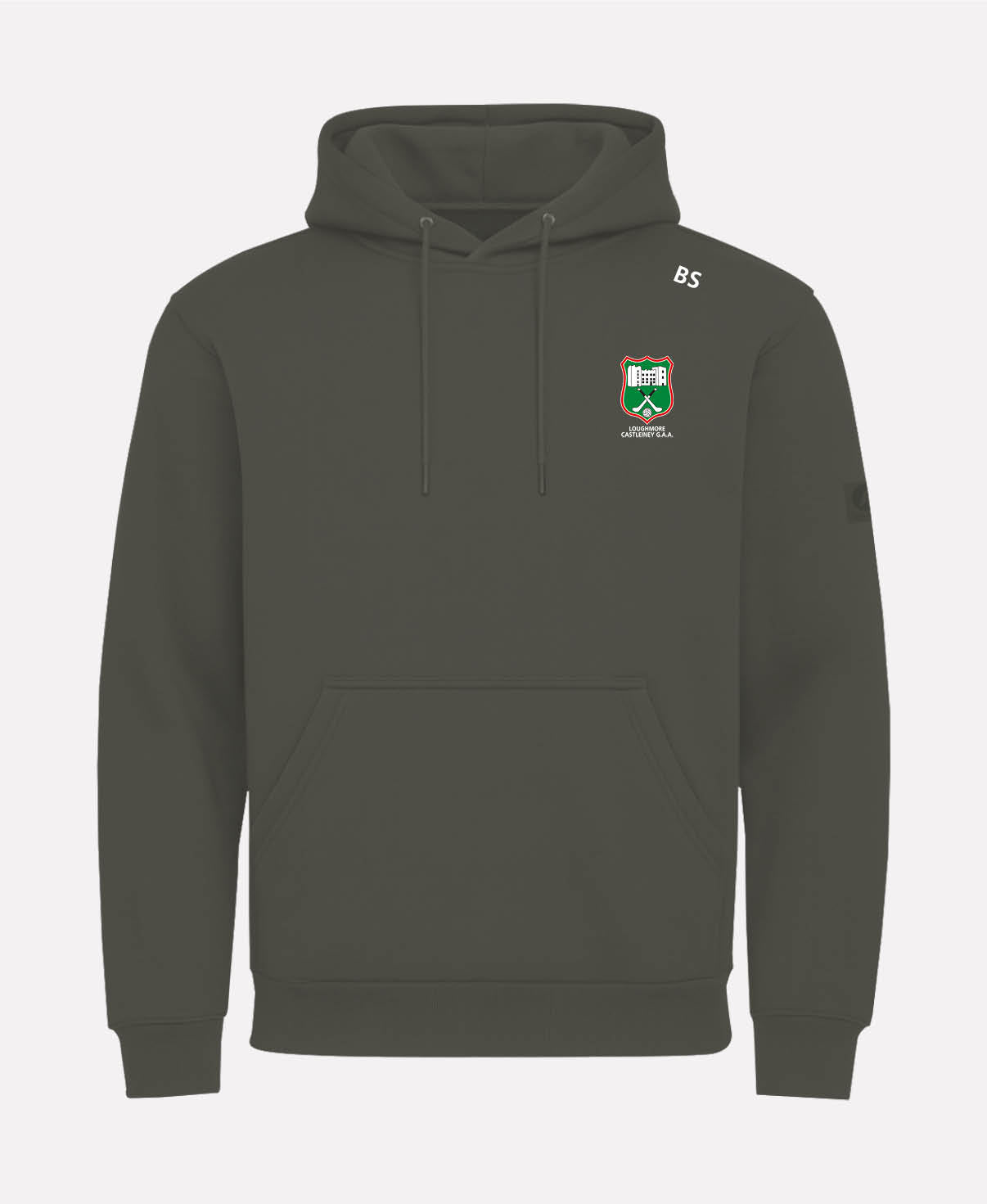 Loughmore Castleiney GAA TEASRA Pullover Hoodie (Olive Green)