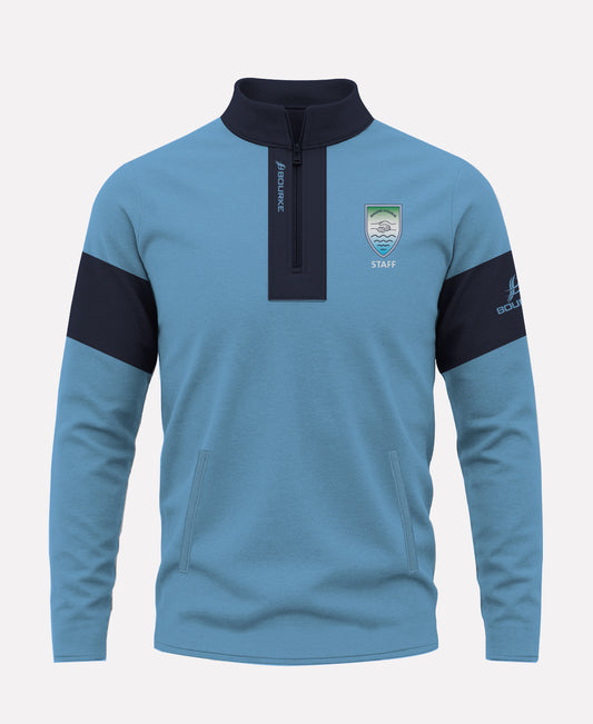 Malone College Belfast STAFF TEASRA Half Zip (Navy/Sky)