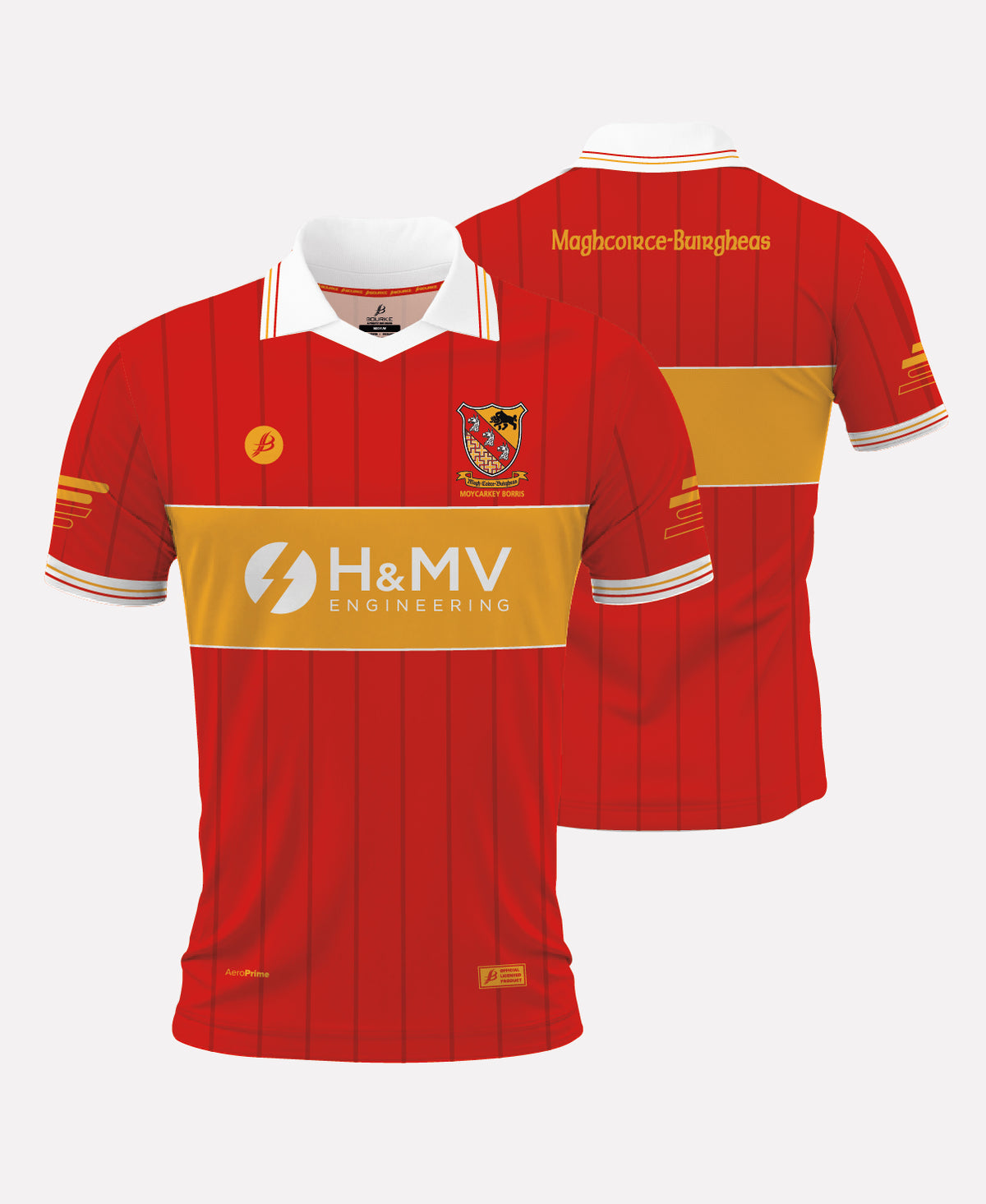 Moycarkey Borris GAA Jersey 26/27 (Red/Amber/White)
