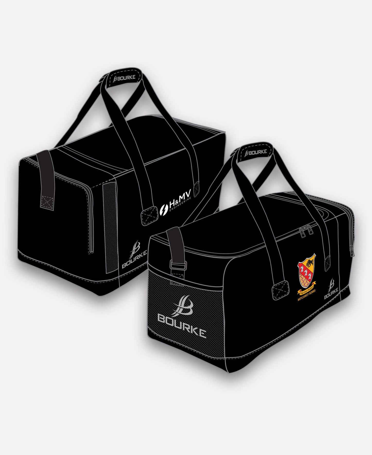 Moycarkey Borris GAA Croga Gear Bag Large (Black)