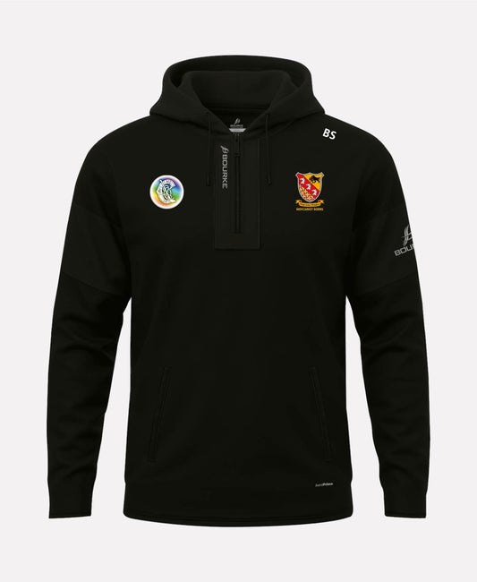 Moycarkey Borris Camogie TEASRA Half Zip Hoodie (Black)