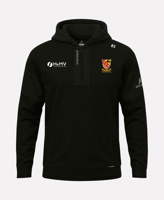 Moycarkey Borris GAA TEASRA Half Zip Hoodie (Black)